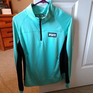 Pink ultimate yoga quarter zip